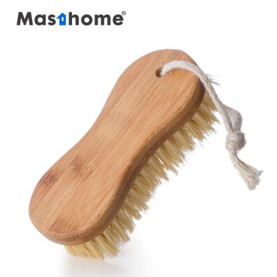 China Stocked Masthome Cleaning Brush Bamboo Floor Washing Brushes for sale