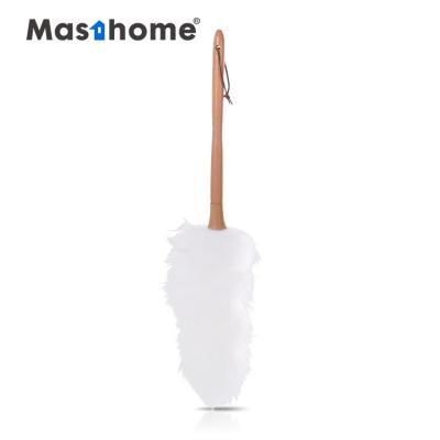 China Masthome Home Wooden Handle Long Soft Microfiber Cleaning Cloth for sale