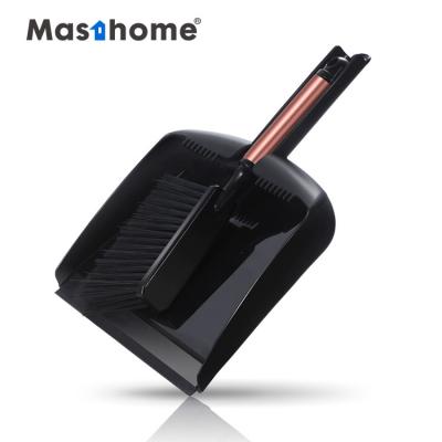 China Masthome Home Rose Gold Sweeper Square Aluminum Dustpan for sale