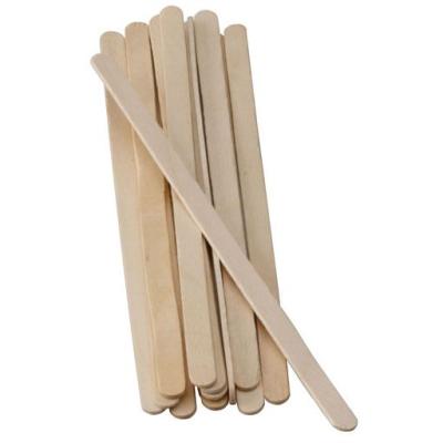 China Sustainable Factory 110mm 140mm Wholesale Disposable Biodegradable Coffee Take Away Wooden 165mm Stirrers for sale