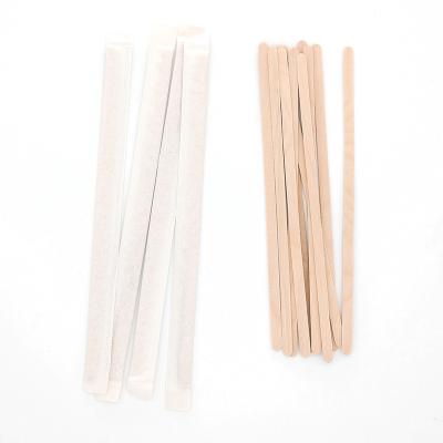 China Disposable Coffee Sticks Eco Friendly Biodegradable Wooden Coffee Sticks Disposable Wooden Stirrers for sale