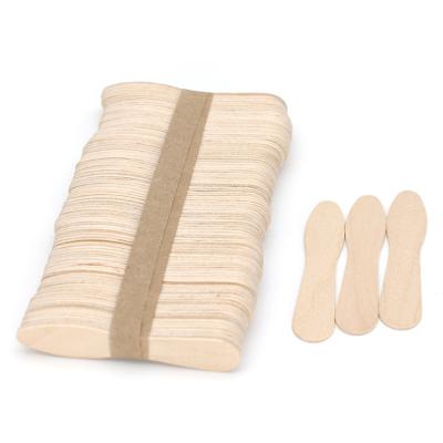 China Viable High Quality Disposable Wooden Ice Cream Popsicle Sticks Wooden Ice Cream Stick For Super Market for sale