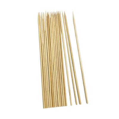 China Natural Chinese Bamboo Skewers Easily Cleaned Disposable Bamboo Skewers For BBQ Sticks Tomato Meat Bamboo Cooking for sale