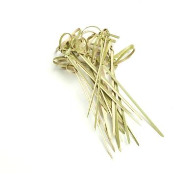 China Heat Resistance Bamboo Knotted Pad / Cocktail Picks Branded Picks for sale