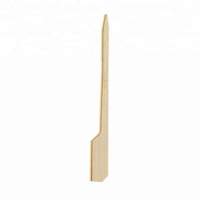 China Wholesale Eco Friendly Easily Cleaned BBQ Bamboo Spits Flat Sticks for sale