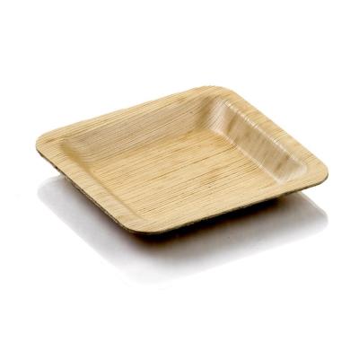 China Factory Price Disposable Disposable Bamboo Plates Wooden Dishes Paper Plates for sale