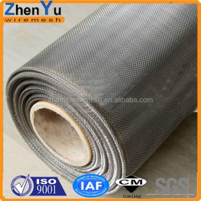 China Plain Weave Stainless Steel AISI 316 / 304 500 Micron Stainless Steel Wire Mesh For Screening And Filtering for sale