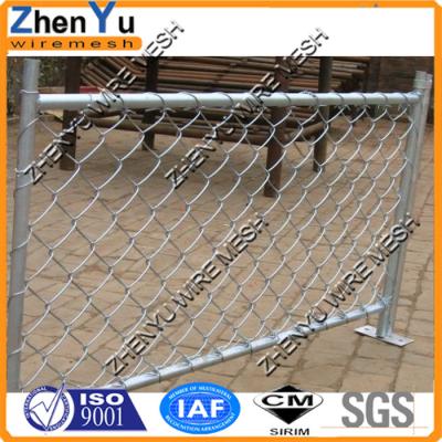 China Easily Assembled Cheap Used PVC Coated Painted Post Chain Link Fence Panel For Gate Fence (Factory, 15 Years Selling) for sale