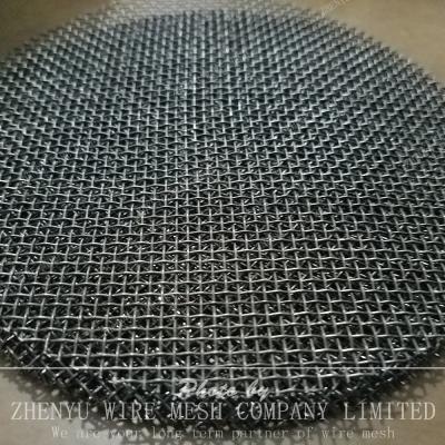 China Plain Weave Year 2021 Star Products Search Slice Punching Black Square Wire Mesh Cloth Filter Disc 20mesh 40mesh 60 Mesh for sale