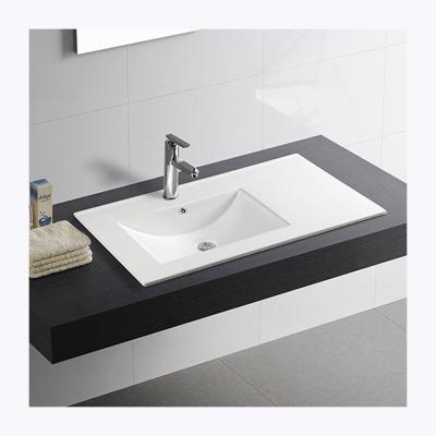 China Modern New Arrival Ceramic Wash Basin Edges Basin Bathroom Cabinet Vanitys Slim Basin for sale