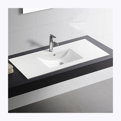 China Hot Selling Modern Design Modern Bathroom Cabinet Basin Slim Side Basin for sale