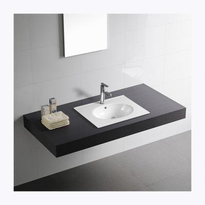 China Modern New Listing Sanitary Ware Rectangular Slim Edges Wash Basin Ultrathin For Bathroom Vanitys for sale