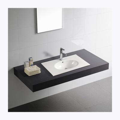 China Best Modern Selling Sanitary Ware Rectangular Slim Edges Wash Basin For Bathroom Vanitys for sale