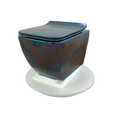 China Modern High Quality Ceramic Bathroom Hotel Wc Wall Hanging Rimless Pissing Toilet for sale