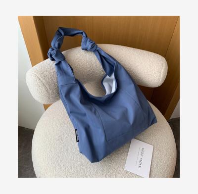 China 2020 Fashion Handbag Tote Bag Nylon Cloth Korean Style Lazy Shoulder Bag Large Capacity Ladies Handbag for sale