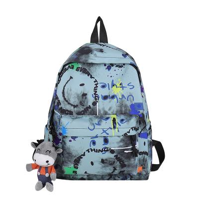 China The other new graffiti 2021 school bag large capacity backpack unisex personalized personalized wholesale for sale