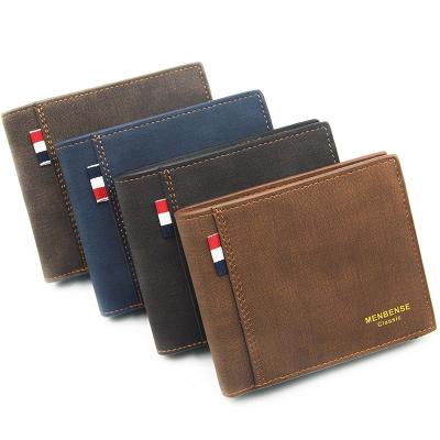 China Wholesale Frosted Retro Waterproof Camel Men's Wallet Short Large Capacity Fashion Business Wallet for sale