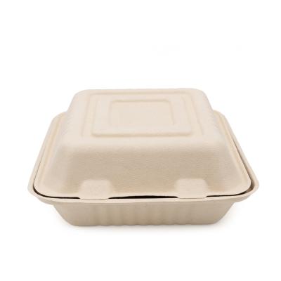 China Direct Sales Minimalist Disposable Tableware Factory Bento Foam Lunch Box Biodegradable Food Container for sale