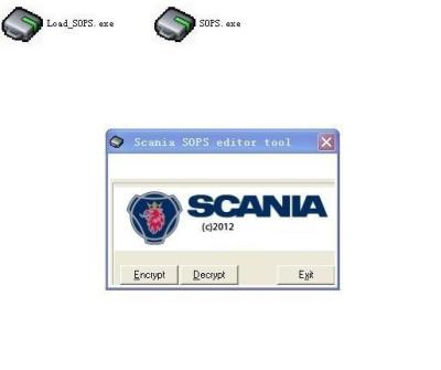 China Scania Sops Editor Tool Scania VCI 2 Sops File Encryptor / Decryptor With Modify Parameters for sale