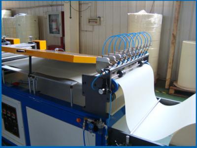 China Inverter Control Oil Filter Rotary Pleating Machine , 600mm Width for sale