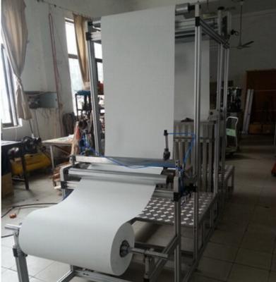 China Separated Glass Fiber Pleating Machine , Pleating Height 50-292mm for sale