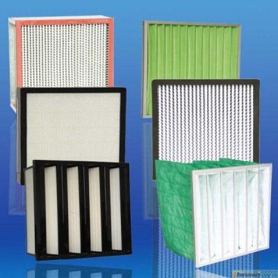 China 99.999% High Efficiency And Capacity Aluminum pleated Hepa for HVAC industry filter for sale