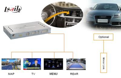 China Van de Vervangstukkena5 Q5 Audi van de autonavigatie de Interface Van verschillende media met Achtermeningscamera Te koop