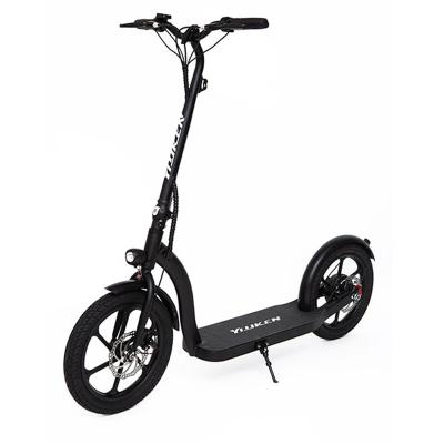 China 350w 36V 10Ah 16inch Unisex Tire Foldable Adult Electric Scooters With Light Speed for sale