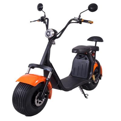 China China price citycoco 1500W 60V 12V 12ah 2 wheel unisex wide kick electric scooter off road motorbike for sale