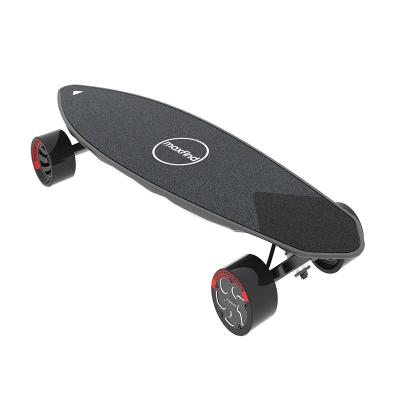 China Fashion hight quality adult cheap wireless smart skateboard control 250w e electric skateboard with lithium battery for sale