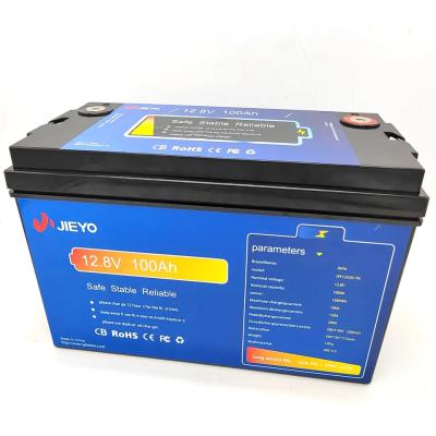 China 12V 100Ah LiFePO4 Battery Pack Deep Cycle Battery For RV Motorhome Battery 330*175*215 mm for sale