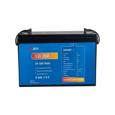 China LiFePO4 Battery 12V 200Ah Deep Cycle Battery For Golf Cart RV Marine Boat Battery 510*230*220 mm for sale