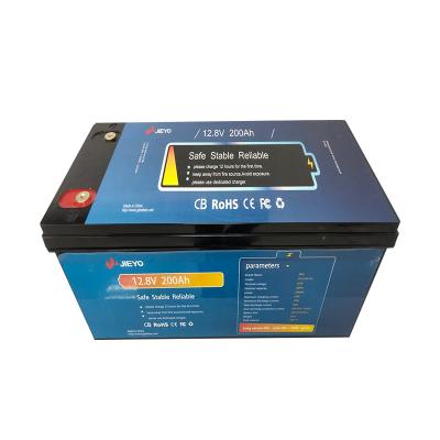 China Battery Lithium 12v 200Ah Deep Cycle Battery For Golf Cart Rv Marine Boat Battery 510*230*220 mm for sale