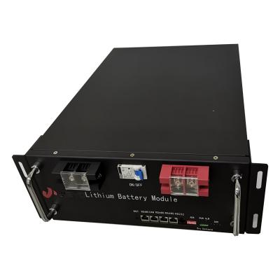 China 48V 100Ah LiFePO4 Battery 19 Inch Rack Mount LiFePO4 Battery Server Rack Battery 100Ah for sale