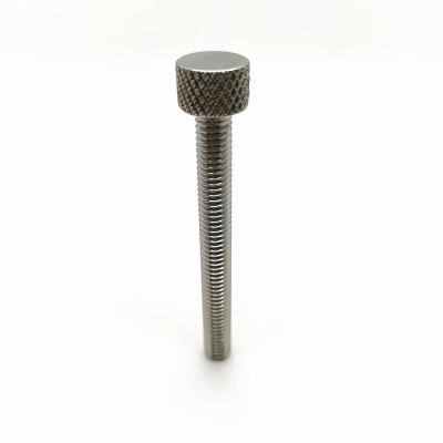 China Wholesale Anti-Corrosion Knurled Screw Bolts MTB Bike Bicycle Stem Bolts Screw Titanium Alloy M5 x 18mm Tapered Joint Bike Main for sale