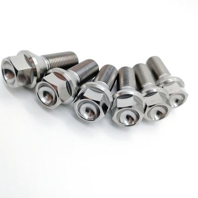 China Factory Direct Titanium Alloy Gr5 6Al-4V M14*1.25/1.5*28 Wheel Hub Stud Bolt For Car Wheel Stud for sale