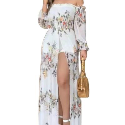 China Wholesale casual outfits 2021 dry cleaning summer dresses with long printed dresses for sale