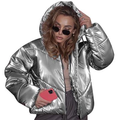 China Viable Wholesale Women Blow Jacket Winter Clothes Zipper Padded Casual Jacket for sale