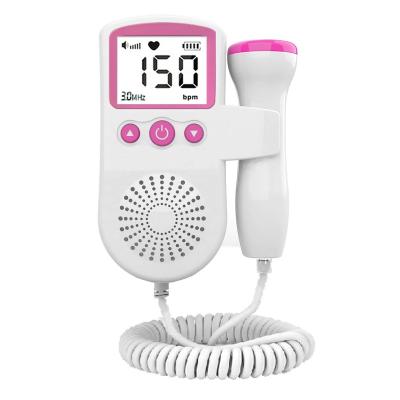 China Lowest Noise For Home Care Pregnant Baby Heart Doppler Fetal Doppler Baby Heart Rate Monitor Pocket Doppler Machine Ultrasound Prices for sale