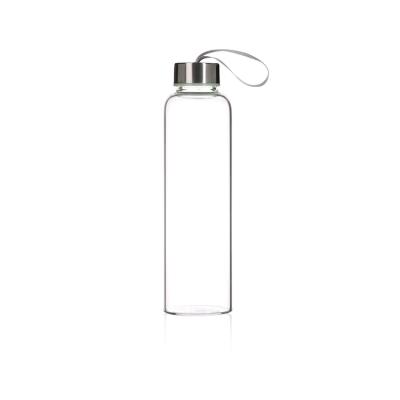 China Sustainable Silicone Sleeve Glass Water Bottle Customized High Quality Glass Drink Bottles for sale