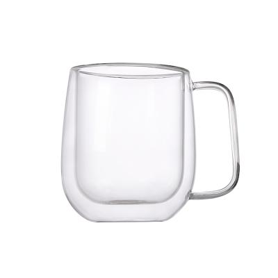 China Durable Thermo Shock Heat Resistant Double Wall Insulated Glass Espresso Cups for sale