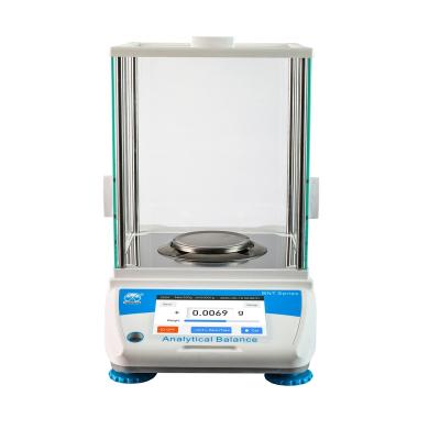 China Hot Selling Cheap Custom Analytical Balance Steel Plastic+aluminum+stainless Touch Screen 0.1mg Internal Calbration for sale