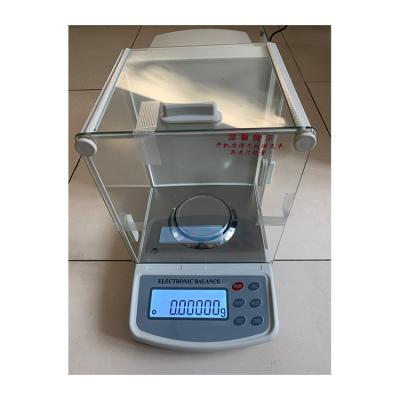 China Plastic+aluminum+stainless steel BMA180-5A made in China top quality 0.01mg Readability Electronic Analytical Balance for sale