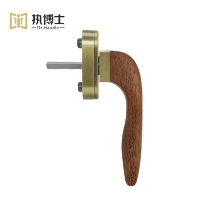 China Factory Directly Wholesale Easy Soild Wood Installation Door and Interior Handle Zinc Alloy Door and Window Handle for sale