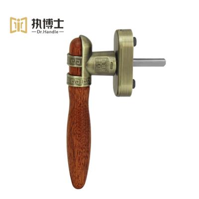 China Easy Installion Door Window Handle Soild Casement Style Sandalwood Sandalwood Window and Wooden Sliding Purple Door Handle for sale