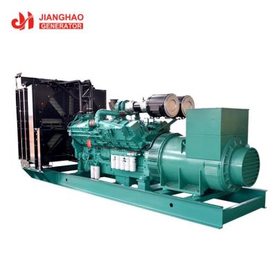 China OEM acceptance 1000kva 630kw open (silent) type diesel generator with MTU JHM-800GF brand factory direct sale price for sale