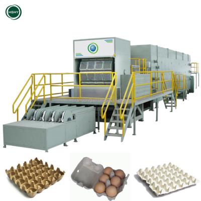 China HGHY factory egg packaging cartons tray machine from china production line automatic egg transport box small egg carton paper machine for sale