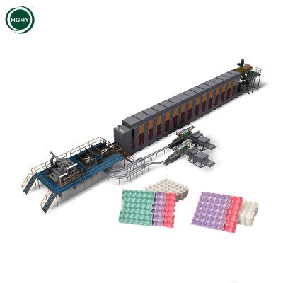 China Factory Low Energy Consume Egg Tray Machine Usa Pulp Eggs Trays Machine With Different Mold Making Egg Tray Molding Machine for sale