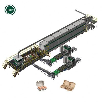 China Factory Full Automatic Hotpresser Machine For Eggs Carton Automatic Egg Carton Machine Production Line Paper Eggs Carton Box Machine for sale