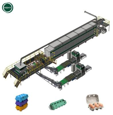 China Factory Making Machine Egg Box Machine Low Price Strawberry Carton Pulp Paper Egg Carton Machine Production Molding Line for sale